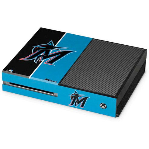 MLB Miami Marlins Split Xbox One Console Skin