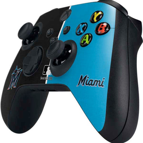 MLB Miami Marlins Split Xbox Series X Controller Skin