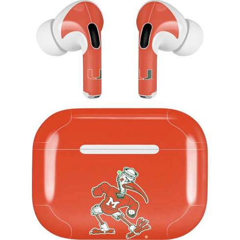 University of Miami Sebastian Mascot AirPods Pro 2nd Gen Skin