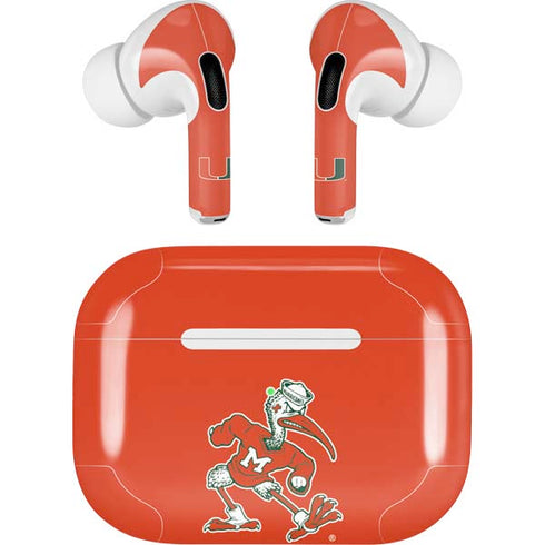 University of Miami Sebastian Mascot Apple AirPods Pro Skin