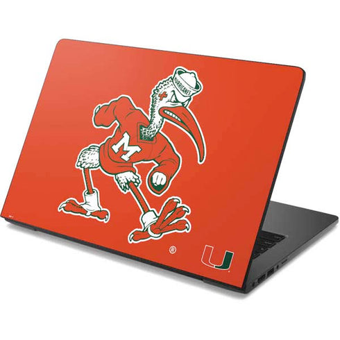 University of Miami Sebastian Mascot Dell Chromebook Skin