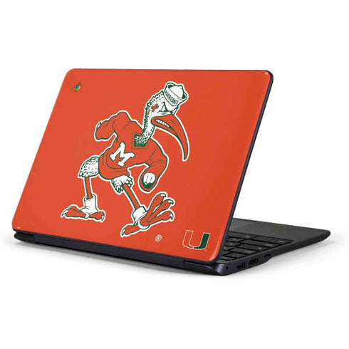 University of Miami Sebastian Mascot Samsung Chromebook Skin