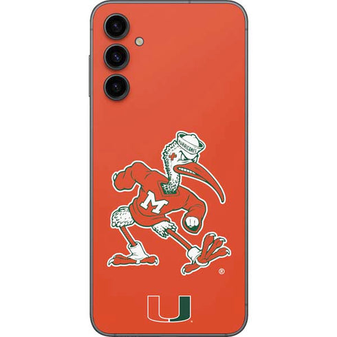 University of Miami Sebastian Mascot Galaxy A14 5G Skin