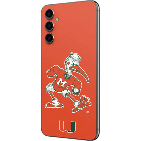 University of Miami Sebastian Mascot Galaxy A14 5G Skin