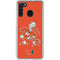 University of Miami Sebastian Mascot Galaxy A21 Clear Case