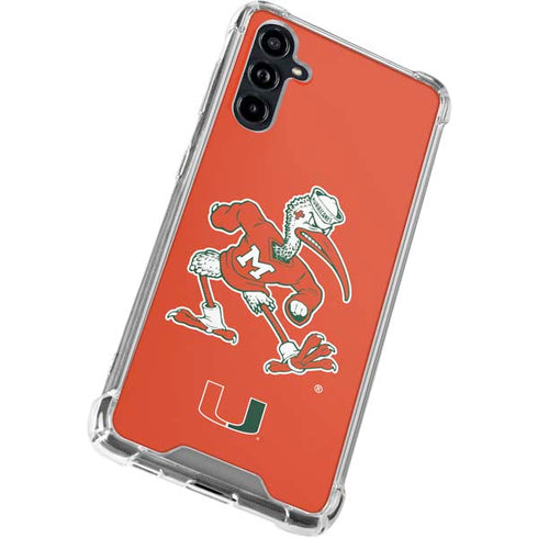 University of Miami Sebastian Mascot Galaxy A54 5G Clear Case