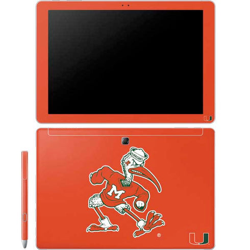 University of Miami Sebastian Mascot Galaxy Book 12in Skin