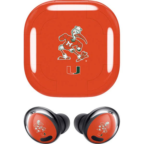 University of Miami Sebastian Mascot Galaxy Buds Pro Skin
