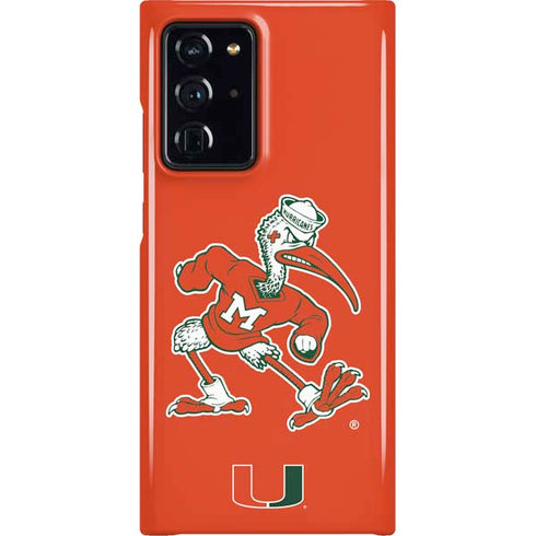 University of Miami Sebastian Mascot Galaxy Note20 Ultra 5G Lite Case