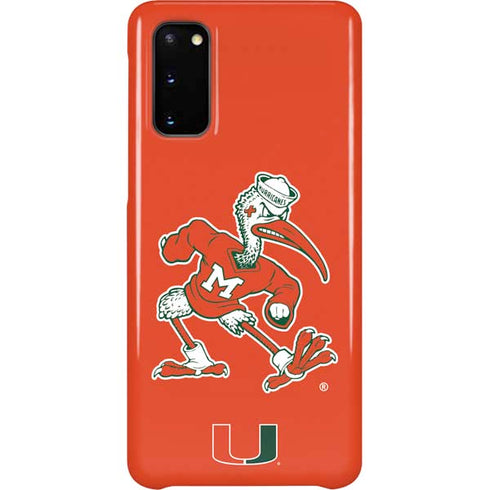 University of Miami Sebastian Mascot Galaxy S20 Lite Case