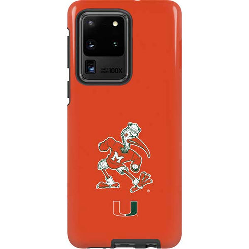 University of Miami Sebastian Mascot Galaxy S20 Ultra 5G Pro Case