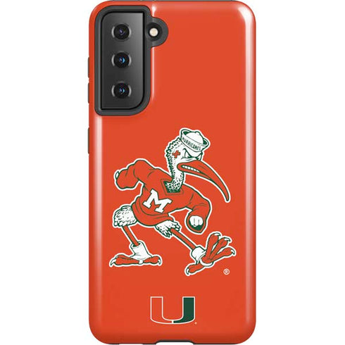 University of Miami Sebastian Mascot Galaxy S21 5G Pro Case