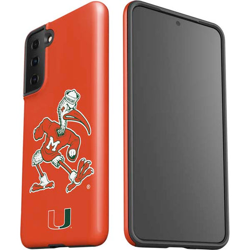 University of Miami Sebastian Mascot Galaxy S21 Plus 5G Pro Case