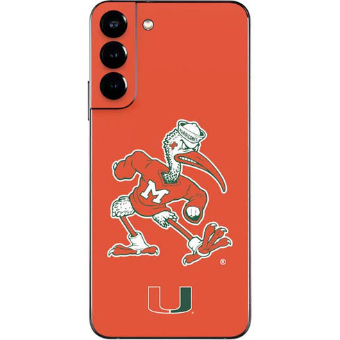 University of Miami Sebastian Mascot Galaxy S22 Plus Skin