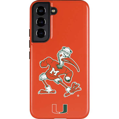 University of Miami Sebastian Mascot Galaxy S22 Pro Case