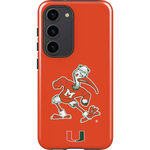 University of Miami Sebastian Mascot Galaxy S23 Pro Case
