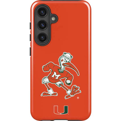 University of Miami Sebastian Mascot Galaxy S24 Plus Impact Case