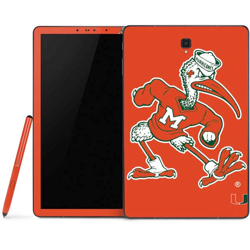 University of Miami Sebastian Mascot Samsung Galaxy Tab Skin