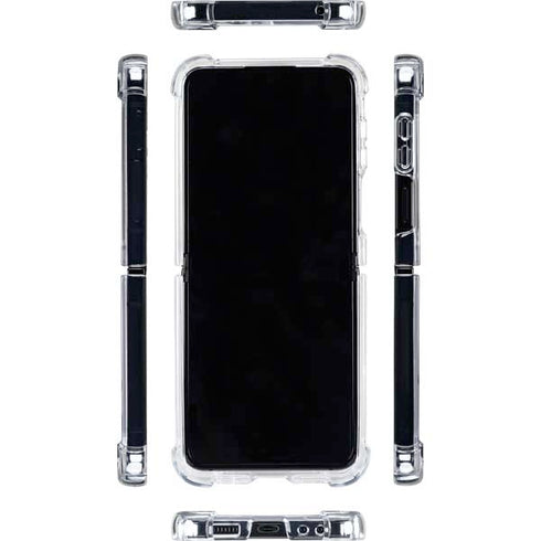 University of Miami Sebastian Mascot Galaxy Z Flip5 5G Clear Case