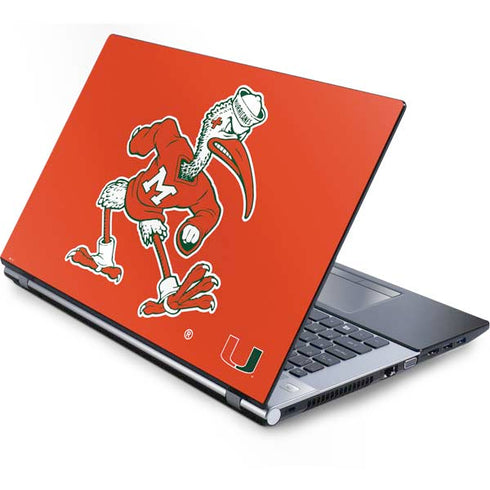 University of Miami Sebastian Mascot Generic Laptop Skin