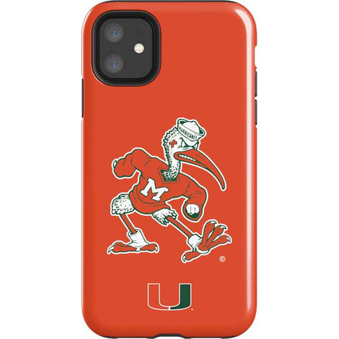 University of Miami Sebastian Mascot iPhone 11 Impact Case