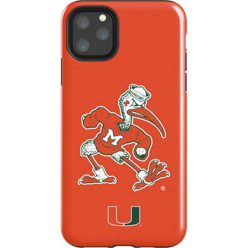 University of Miami Sebastian Mascot iPhone 11 Pro Max Impact Case