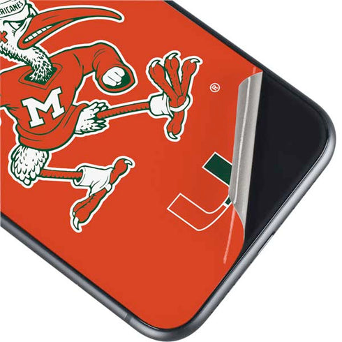 University of Miami Sebastian Mascot iPhone 11 Skin