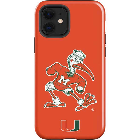 University of Miami Sebastian Mascot iPhone 12 Impact Case