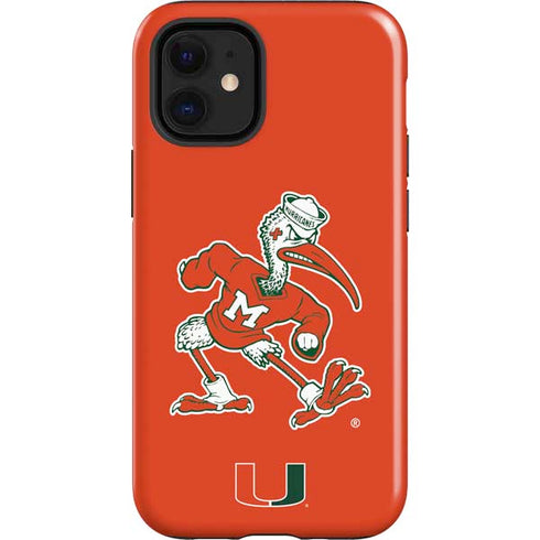 University of Miami Sebastian Mascot iPhone 12 Mini Impact Case