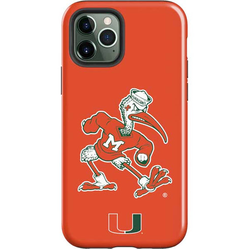 University of Miami Sebastian Mascot iPhone 12 Pro Impact Case