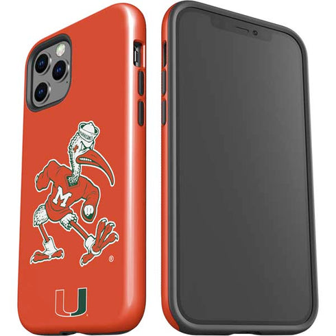 University of Miami Sebastian Mascot iPhone 12 Pro Impact Case