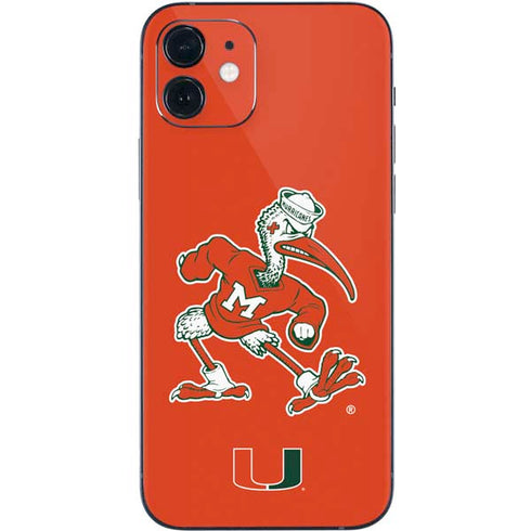 University of Miami Sebastian Mascot iPhone 12 Skin