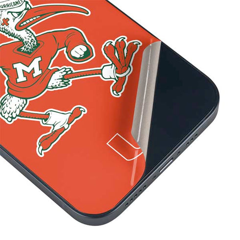 University of Miami Sebastian Mascot iPhone 14 Plus Skin
