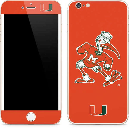 University of Miami Sebastian Mascot iPhone 6/6s Plus Skin