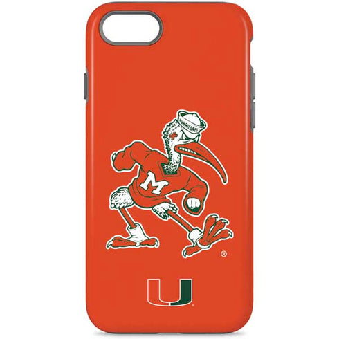 University of Miami Sebastian Mascot iPhone 8 Pro Case