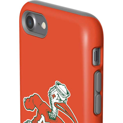 University of Miami Sebastian Mascot iPhone SE (2nd & 3rd Gen) Pro Case