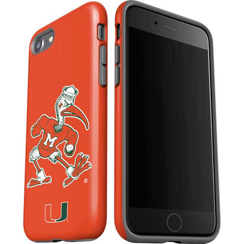 University of Miami Sebastian Mascot iPhone SE (2nd & 3rd Gen) Pro Case