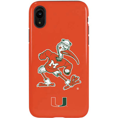 University of Miami Sebastian Mascot iPhone XR Pro Case