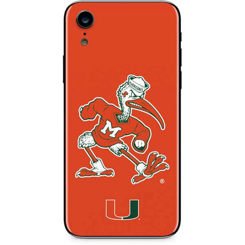 University of Miami Sebastian Mascot iPhone XR Skin