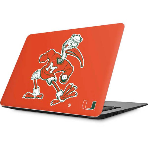 University of Miami Sebastian Mascot Apple MacBook Skin