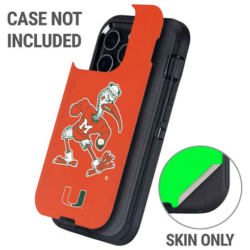 University of Miami Sebastian Mascot Otterbox Defender iPhone Skin