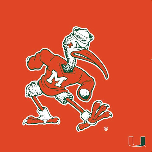 University of Miami Sebastian Mascot PS4 Slim Skin
