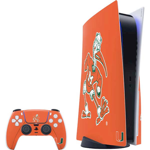 University of Miami Sebastian Mascot PS5 Bundle Skin