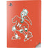 University of Miami Sebastian Mascot PS5 Digital Edition Console Skin