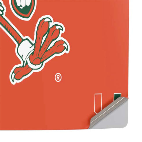 University of Miami Sebastian Mascot PS5 Slim Digital Edition Console Skin