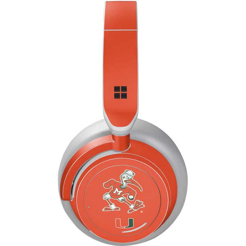 University of Miami Sebastian Mascot Surface Headphones Skin