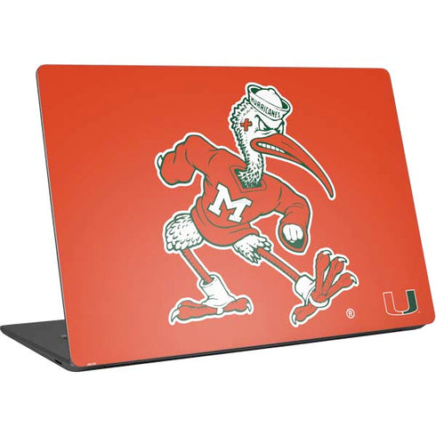University of Miami Sebastian Mascot Surface Laptop 4 15in Skin