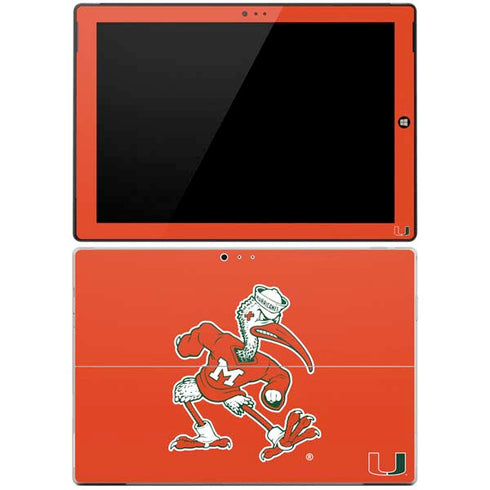 University of Miami Sebastian Mascot Surface Pro 3 Skin