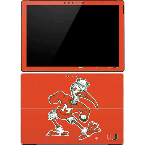 University of Miami Sebastian Mascot Surface Pro 4 Skin