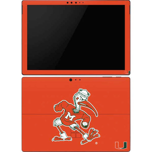 University of Miami Sebastian Mascot Surface Pro 6 Skin